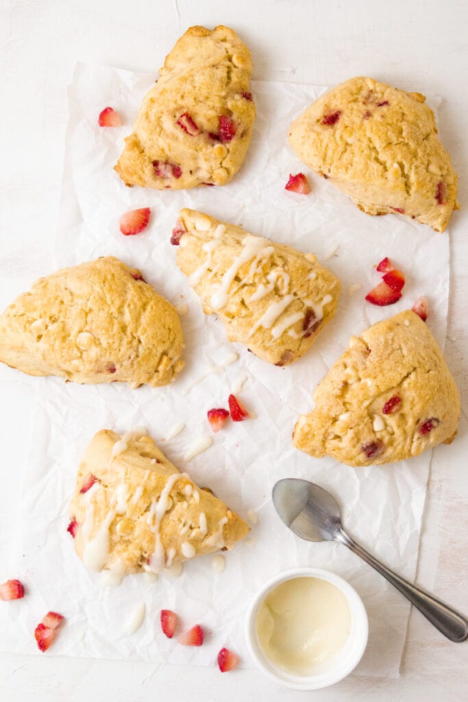 Strawberries and Cream Scones