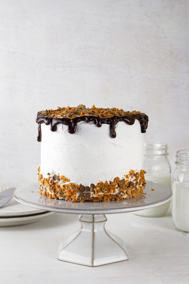 Moose Tracks Ice Cream Cake