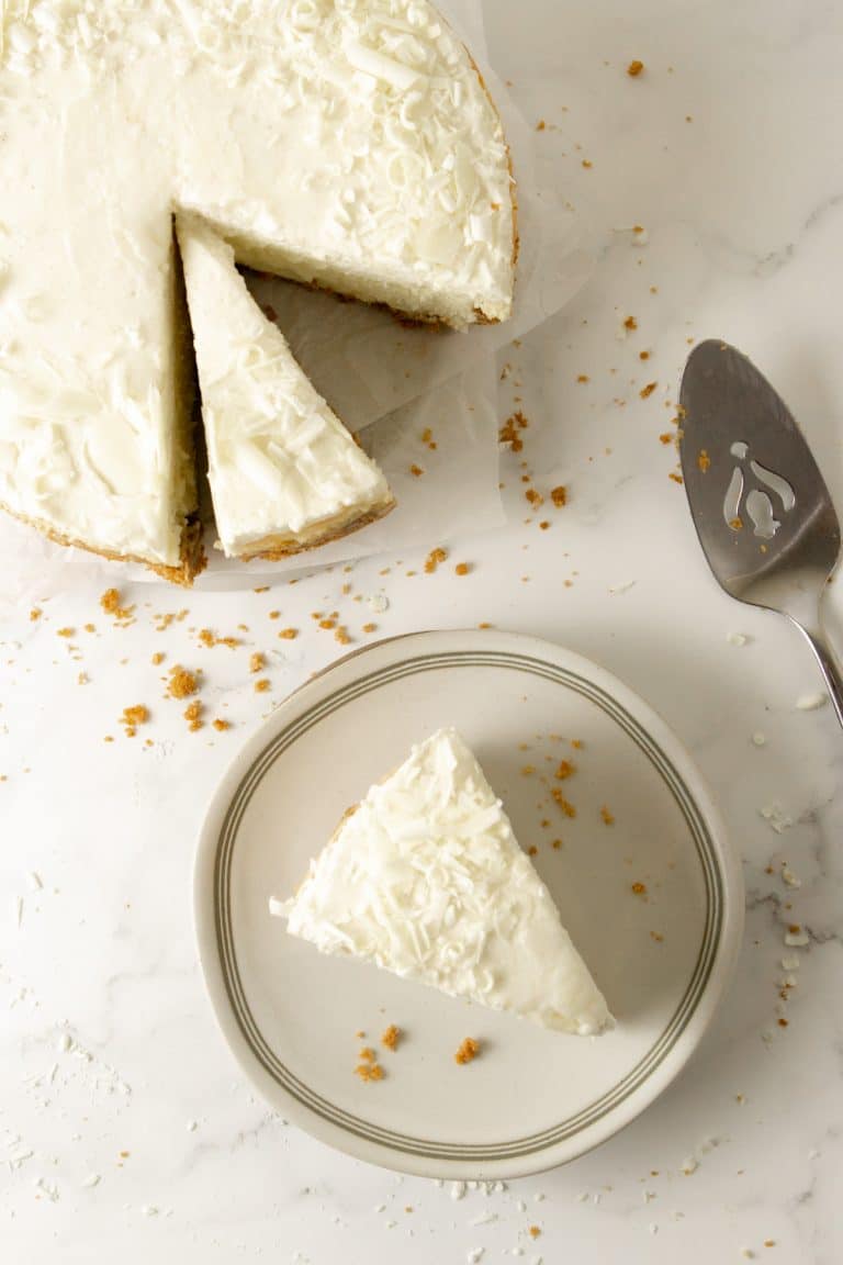 White Chocolate Vanilla Bean Cheesecake