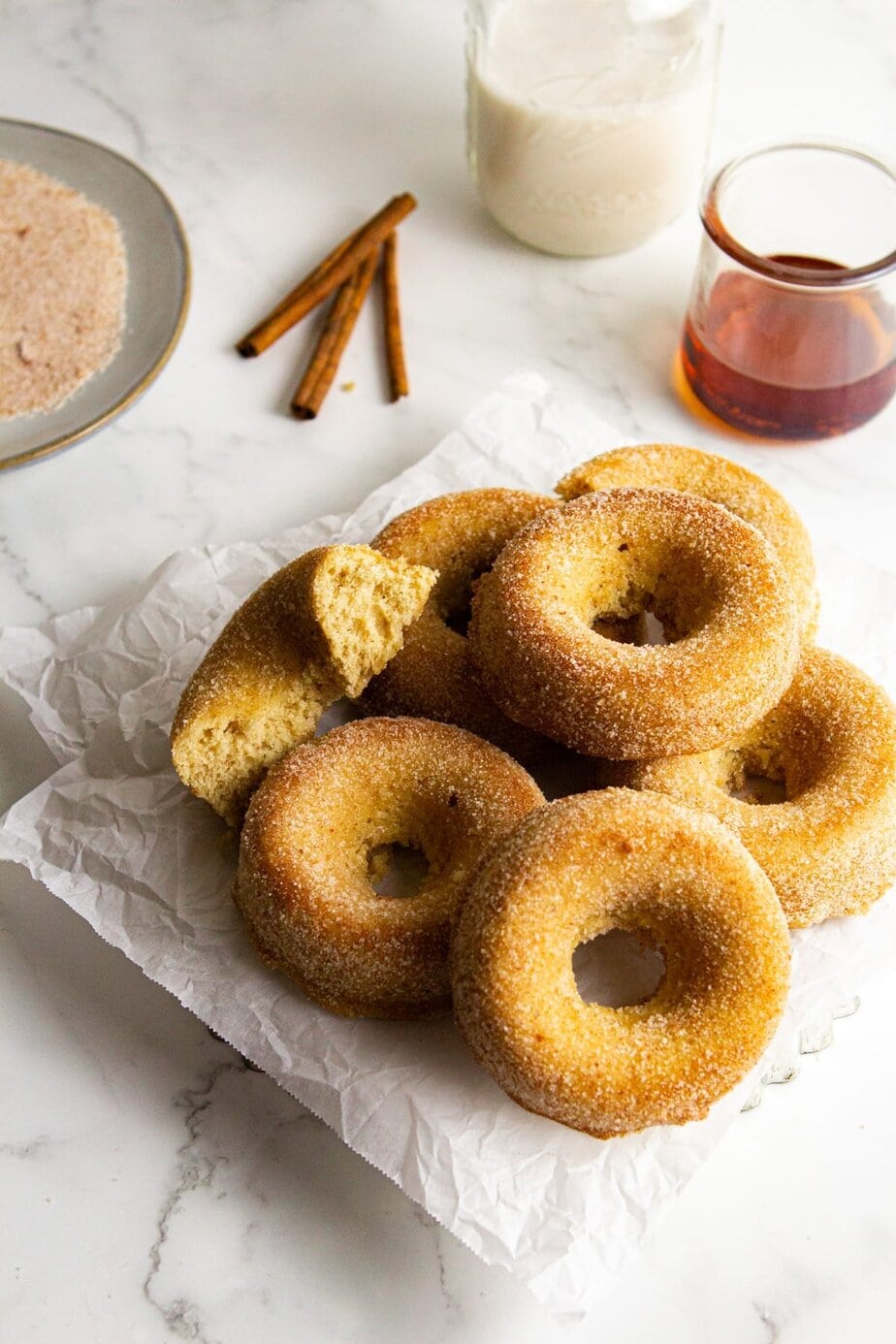 apple cider maple donuts