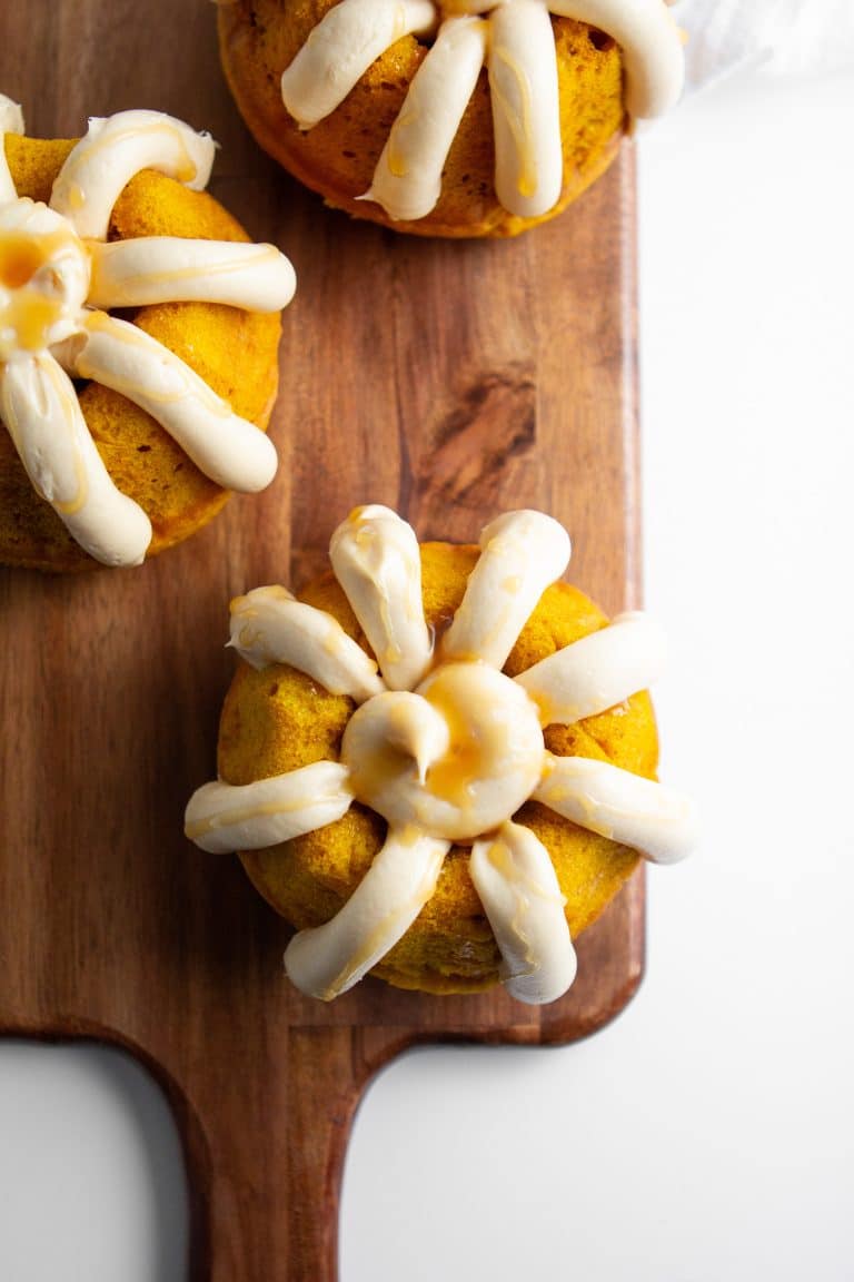 Mini Brown Butter Pumpkin Bundt Cakes