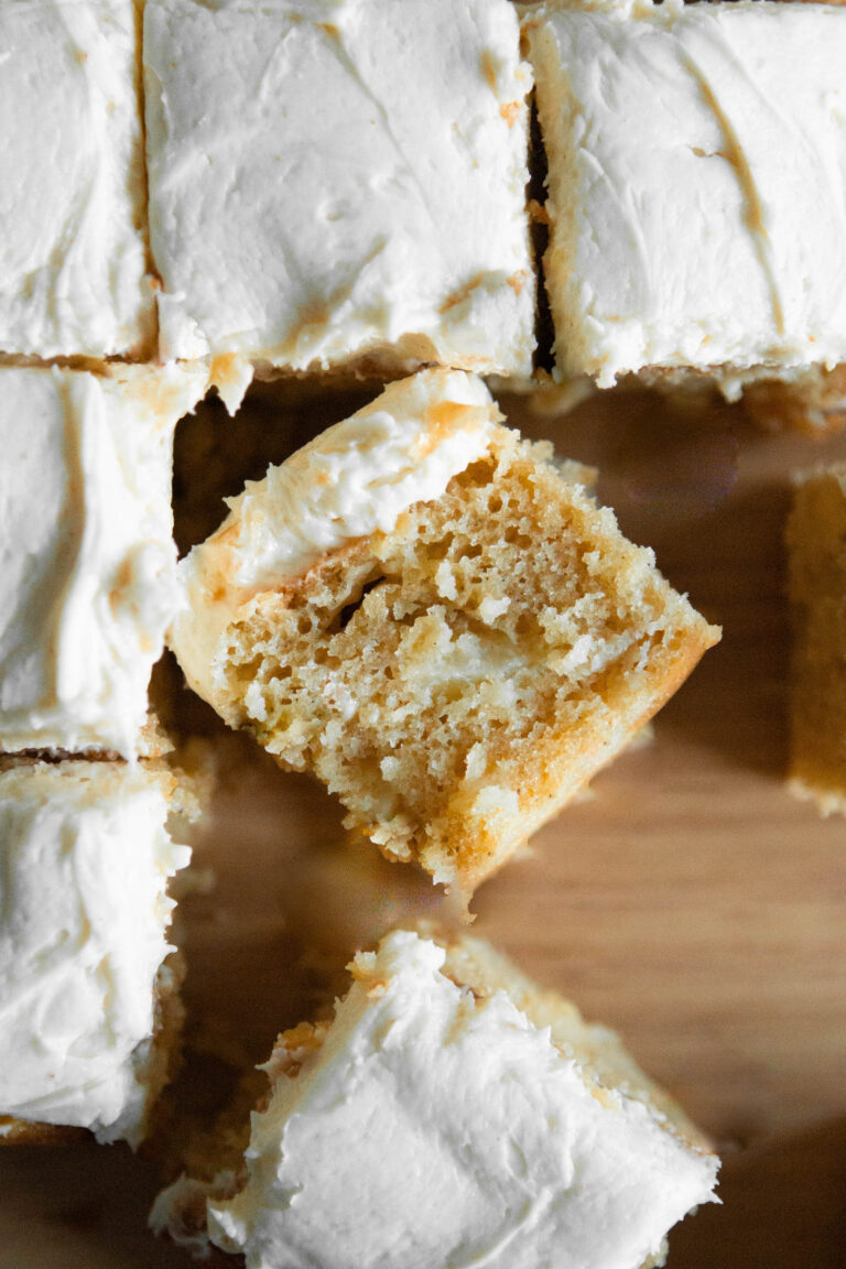 Apple Snack Cake with Brown Butter Frosting