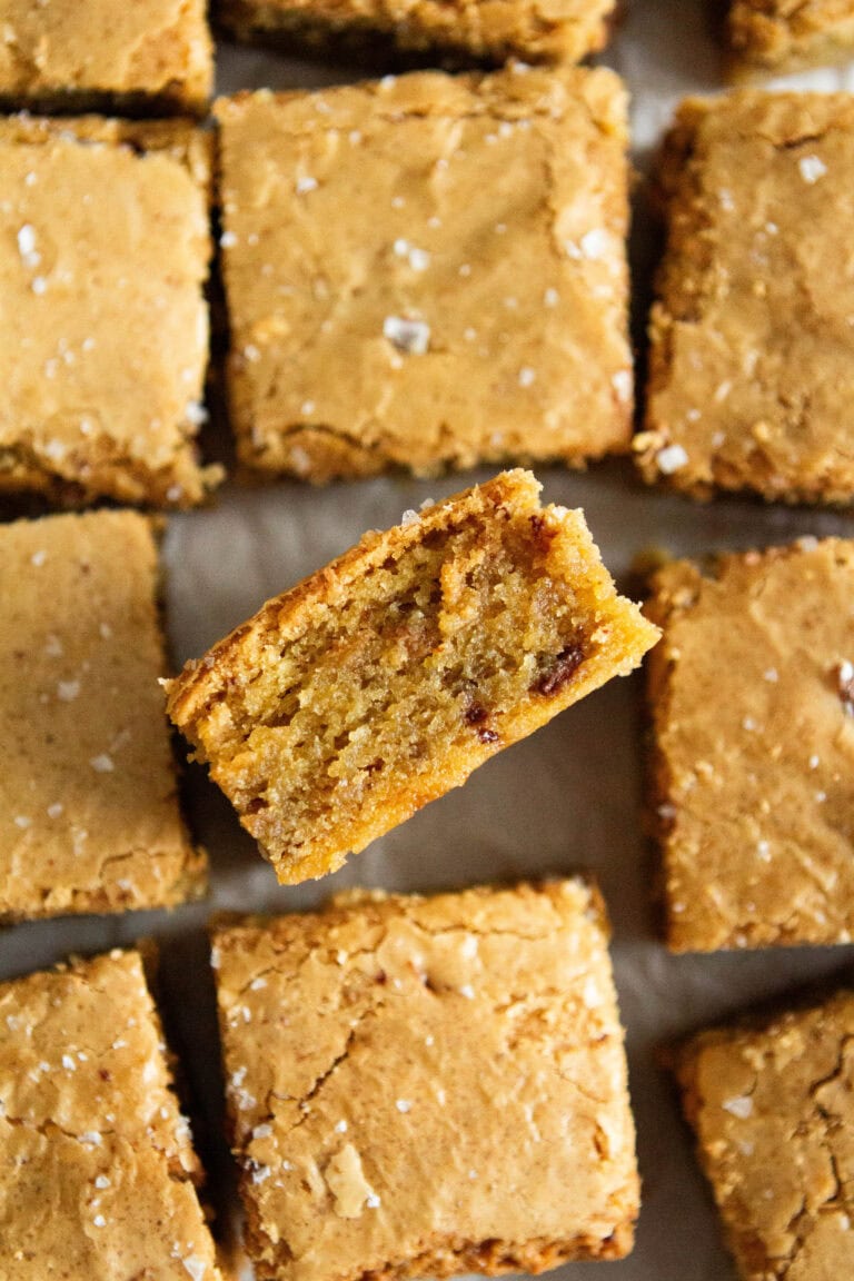Brown Butter Toffee Blondies